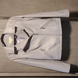 Michael Micheal Kors Leather Moto Jacket L